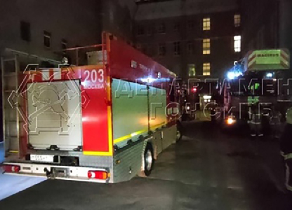 Ликвидировали пожар в ЮЗАО