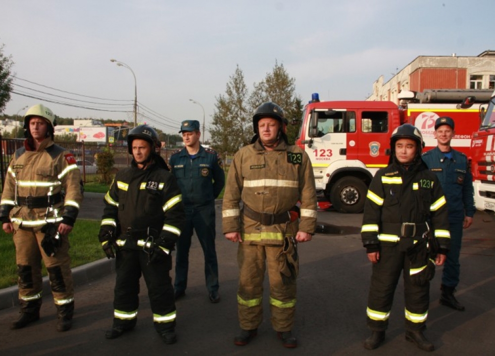 Добровольные пожарные приступили к совместной работе