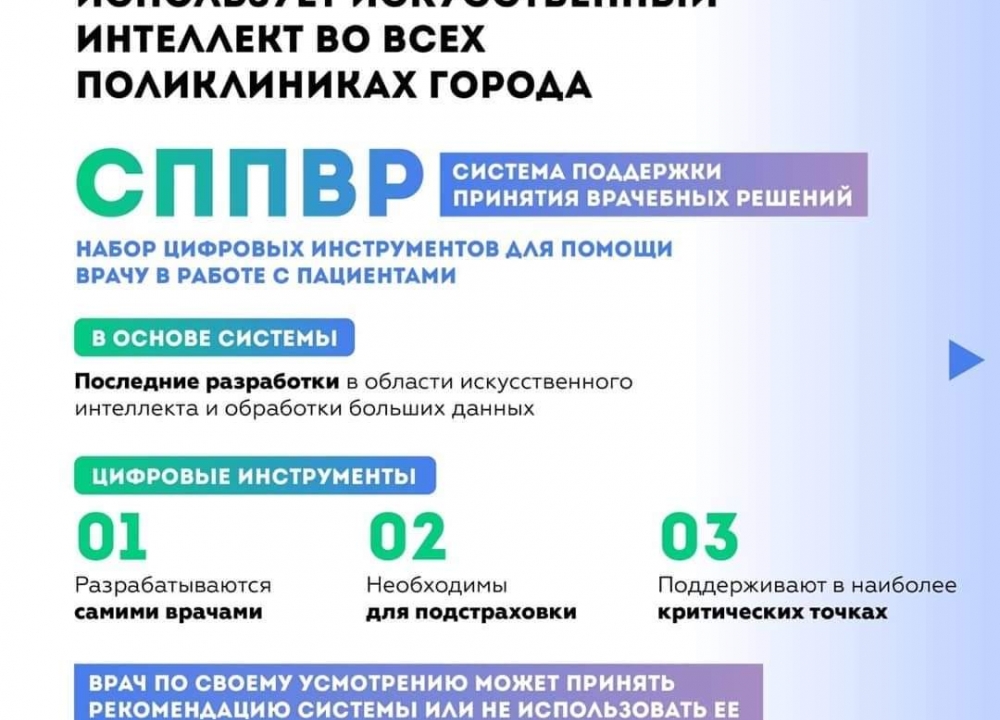 Искусственный интеллект в московских поликлиниках