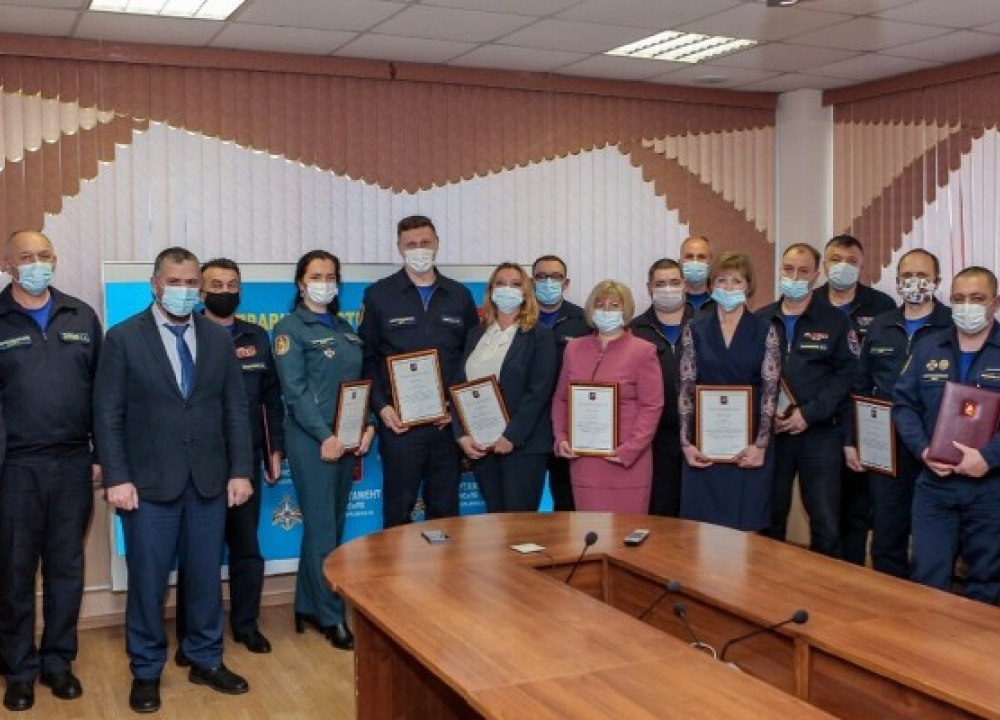 Работа сотрудников Департамента ГОЧСиПБ в период пандемии отмечена Мэром Москвы