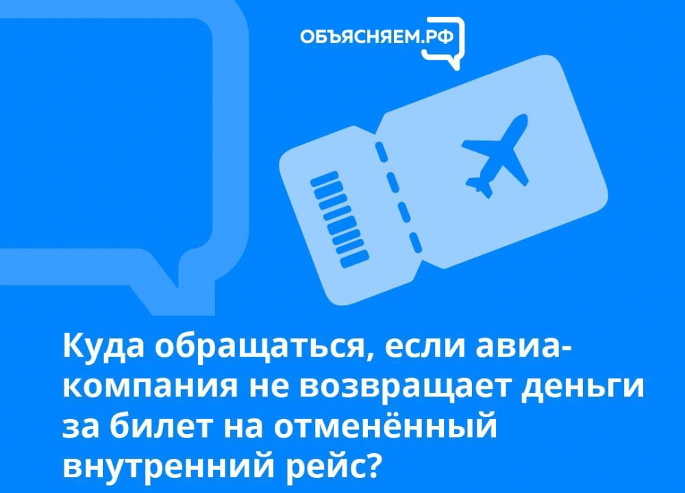 О возврате денежных средств за авиабилет