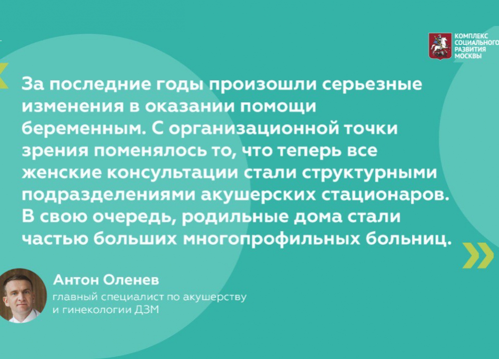 Организация акушерско-гинекологической службы Москвы