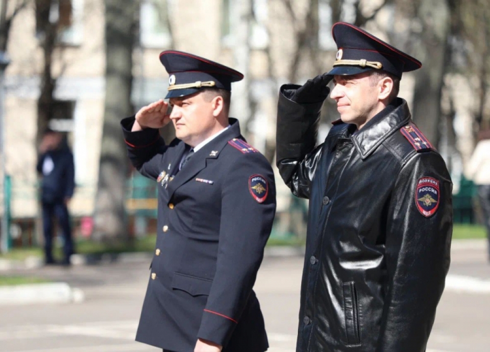 В юго-западе прошла церемония принятия Присяги вновь поступившими на службу...