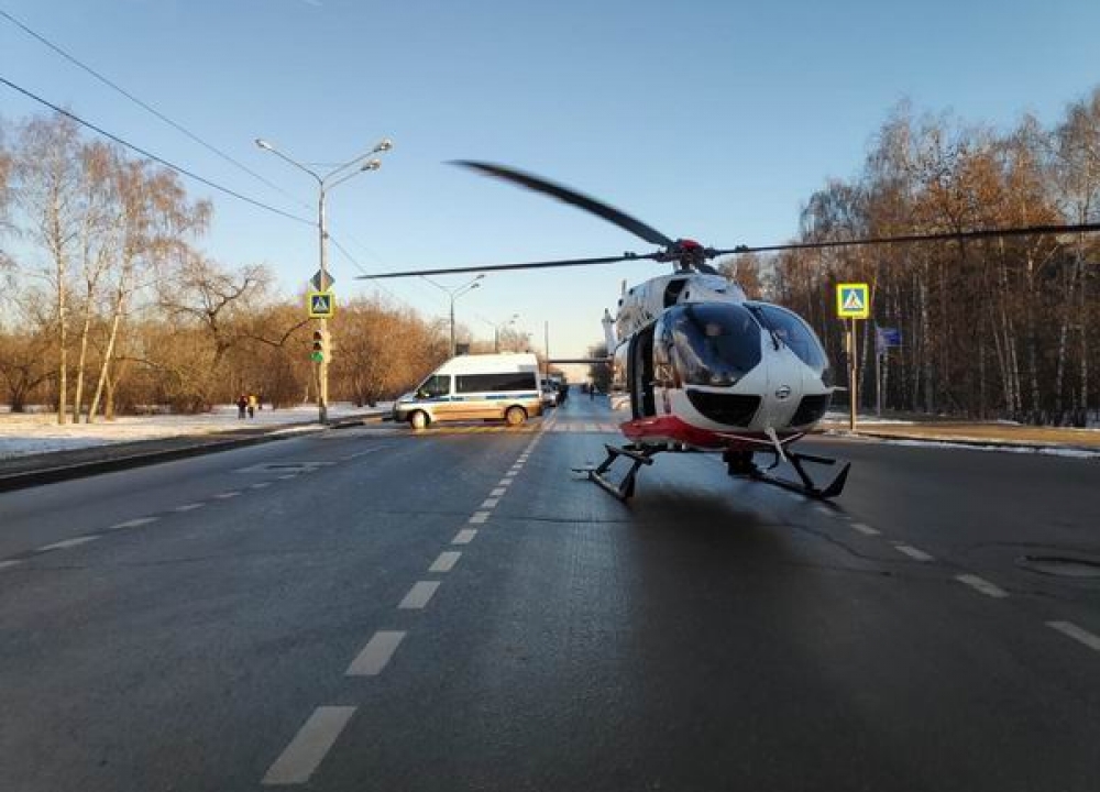 Более 270 пострадавших было доставлено санитарными вертолетами Московского авиацентра в...