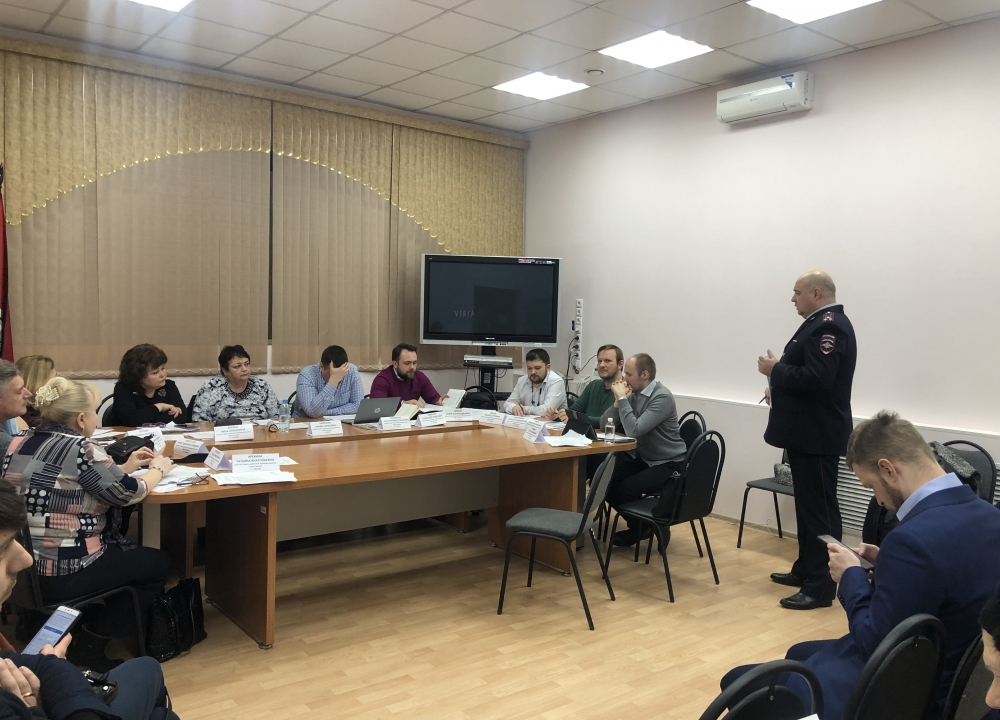 Начальник Отдела полиции по району Зюзино отчитался о работе подразделения...