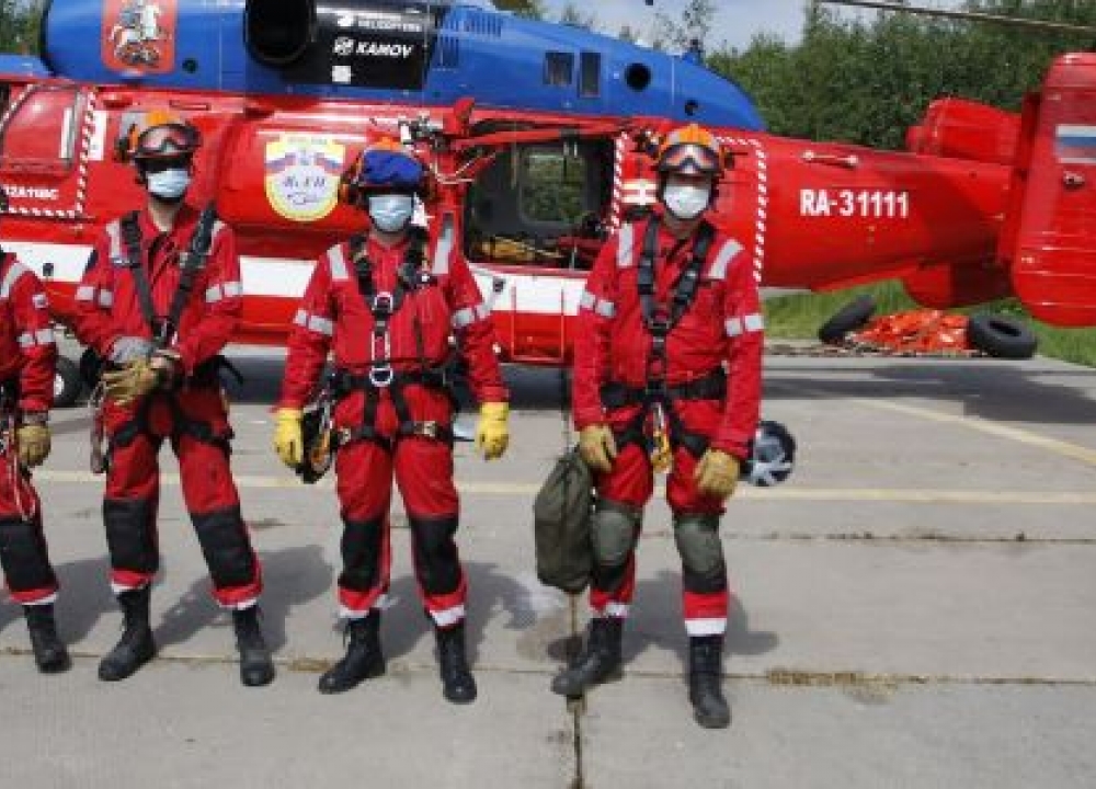 Спасатели Московского авиационного центра осваивают новую технику